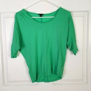 Express XS green shirt